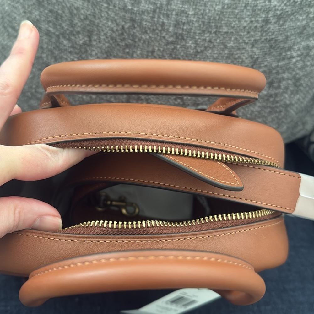 Coach Bowling Bag - saddle brown - Picture 5 of 7